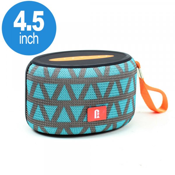 Wholesale MiniBox Mesh Design Portable Bluetooth Speaker with Strap K850 (Blue Gray)