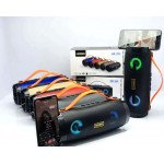 Wholesale LED Light Portable Bluetooth Speaker with Carry Handle and Phone Stand KM-202 (Blue)