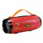Wholesale LED Light Portable Bluetooth Speaker with Carry Handle and Phone Stand KM-202 (Red)