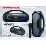 Wholesale LED Carrying Handle Loud Bass Portable Bluetooth Speaker KMS2 (Black)
