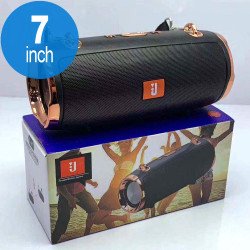 Chrome Design Bluetooth Speaker with Carry to Go Strap E61 (Black)