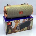 Wholesale Chrome Design Bluetooth Speaker with Carry to Go Strap E61 (Gold)