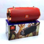 Wholesale Chrome Design Bluetooth Speaker with Carry to Go Strap E61 (Red)