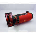 Wholesale Carry to Go Large Drum Design Portable Bluetooth Speaker with Phone Holder E66 (Red)