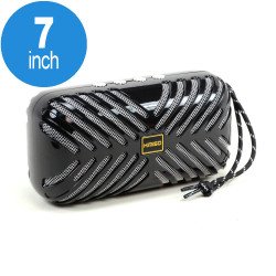 Glossy Mesh Design Portable Bluetooth Speaker KMS101 (Black)