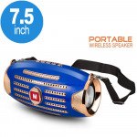 Wholesale Glossy Design Power Sound Bluetooth Speaker with Carry Strap M219 (Blue)