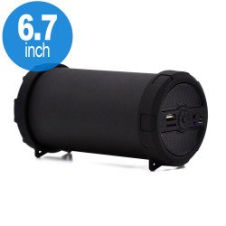 Outdoor Drum Style Portable Bluetooth Speaker MHS002 (Black)