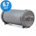 Wholesale Outdoor Drum Style Portable Bluetooth Speaker MHS002 (Space Gray)