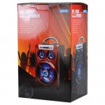 Wholesale LED Light Large Woofer Portable Bluetooth Speaker MS167BT (Blue)