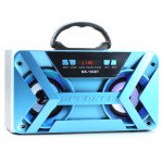 Wholesale LED Large Outdoor Subwoofer Portable Bluetooth Speaker 184BT (Blue)