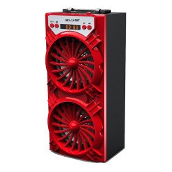 LED Medium Outdoor Subwoofer Portable Bluetooth Speaker 145BT (Red) LED Medium Outdoor Subwoofer Portable Bluetooth Speaker 145BT (Red)