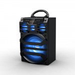 Wholesale LED Large Outdoor Subwoofer Portable Bluetooth Speaker 187BT (Black)