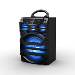 LED Large Outdoor Subwoofer Portable Bluetooth Speaker 187BT (Black) LED Large Outdoor Subwoofer Portable Bluetooth Speaker 187BT (Black)