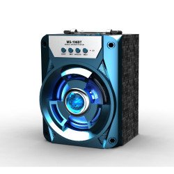 LED Outdoor Subwoofer Portable Bluetooth Speaker 196BT (Blue) LED Outdoor Subwoofer Portable Bluetooth Speaker 196BT (Blue)