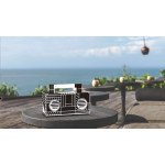 Wholesale Retro Boombox Artistic Design Portable Bluetooth Speaker with Handle MY810BT (Black)