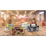 Wholesale Retro Boombox Artistic Design Portable Bluetooth Speaker with Handle MY810BT (Camouflage)