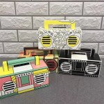Wholesale Retro Boombox Artistic Design Portable Bluetooth Speaker with Handle MY810BT (Camouflage)