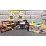 Wholesale Retro Boombox Artistic Design Portable Bluetooth Speaker with Handle MY810BT (White)