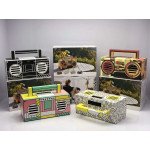 Wholesale Retro Boombox Artistic Design Portable Bluetooth Speaker with Handle MY810BT (Camouflage)