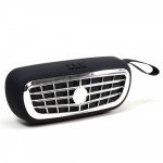 Wholesale Mega Bass Car Grill Design Portable Wireless Bluetooth Speaker (NBS12 Black)