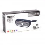Wholesale Mega Bass Car Grill Design Portable Wireless Bluetooth Speaker (NBS12 Black)