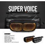 Wholesale Mega Bass Car Grill Design Portable Wireless Bluetooth Speaker (NBS12 Black)