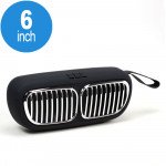 Wholesale Mega Bass Car Grill Design Portable Wireless Bluetooth Speaker (NBS11 Black)