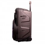 Wholesale X-Large Trolley Portable LED Bluetooth Speaker with Microphone and Remote QS1204 (Black)