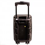Wholesale Large Trolley LED Portable Bluetooth Speaker with Microphone and Remote QS810 (Black)