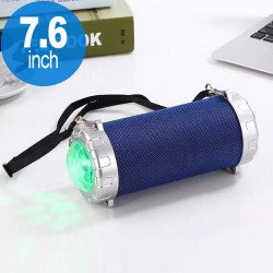 Disco Beam LED Light Projector Portable Bluetooth Speaker S07 (Blue)