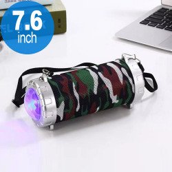 Disco Beam LED Light Projector Portable Bluetooth Speaker S07 (Camo)