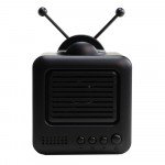 Wholesale Retro TV Design Heavy Bass Portable Bluetooth Speaker S117 (Black)