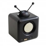 Wholesale Retro TV Design Heavy Bass Portable Bluetooth Speaker S117 (Gold)