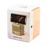 Wholesale Retro TV Design Heavy Bass Portable Bluetooth Speaker S117 (Gold)