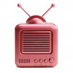 Wholesale Retro TV Design Heavy Bass Portable Bluetooth Speaker S117 (Pink)