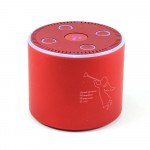 Wholesale LED Light Angel Active Portable Bluetooth Speaker T-218 (Red)