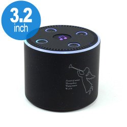 LED Light Angel Active Portable Bluetooth Speaker T-218 (Black)