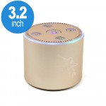 Wholesale LED Light Angel Active Portable Bluetooth Speaker T-218 (Gold)