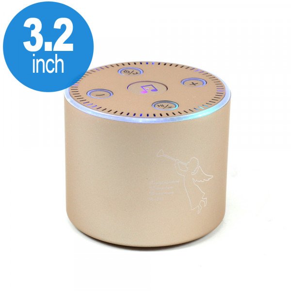 Wholesale LED Light Angel Active Portable Bluetooth Speaker T-218 (Gold)
