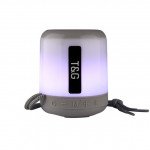 Wholesale Cool LED Light Portable Bluetooth Speaker TG-156 (Gray)