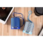 Wholesale Round Shape Active Portable Bluetooth Speaker TG-511 (Blue)