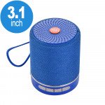 Wholesale Round Shape Active Portable Bluetooth Speaker TG-511 (Blue)