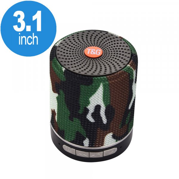 Wholesale Round Shape Active Portable Bluetooth Speaker TG-511 (Camo)