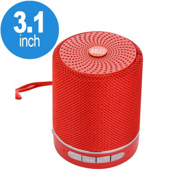 Wholesale Round Shape Active Portable Bluetooth Speaker TG-511 (Red)