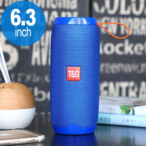 Wholesale High Sound Extreme Portable Bluetooth Speaker with Carry Strap TG106 (Blue)