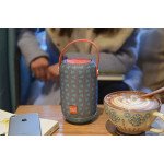 Wholesale Extreme Sound Round Portable Bluetooth Speaker with Handle Strap TG107 (Gray Blue)
