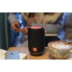 Wholesale Extreme Sound Round Portable Bluetooth Speaker with Handle Strap TG107 (Orange Blue)