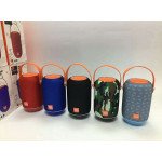Wholesale Extreme Sound Round Portable Bluetooth Speaker with Handle Strap TG107 (Red)