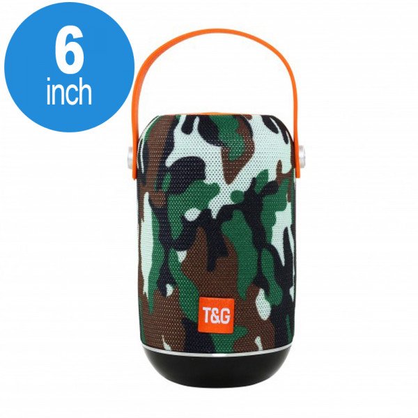 Wholesale Extreme Sound Round Portable Bluetooth Speaker with Handle Strap TG107 (Camo)