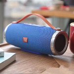 Wholesale Extreme Drum Style Portable Bluetooth Speaker with Handle Strap TG109 (Blue)